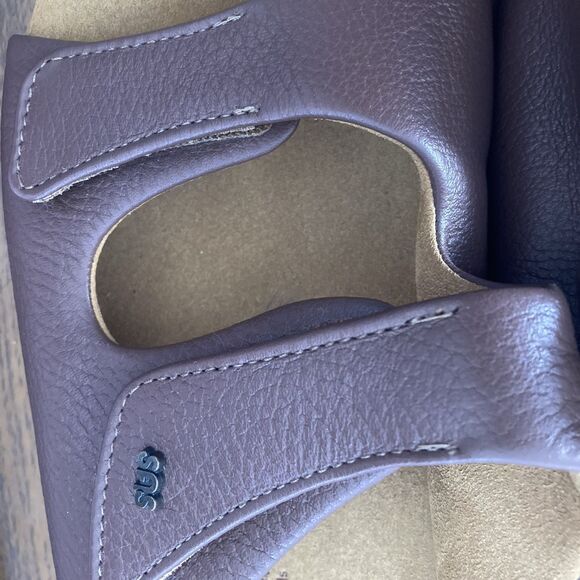 SAS Tripad Cozy Slide Leather Sandal Women 11W Brown Unisex Adjustable Comfort - Picture 7 of 10